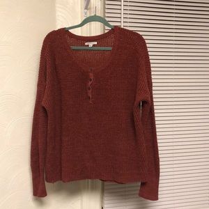 Henley sweater
